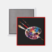 カラーパレット、ペインタアーティスト マグネット (正面/裏面)