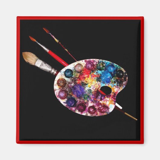 カラーパレット、ペインタアーティスト マグネット (正面)