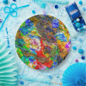 カラーパレット ペーパープレート (パーティー)