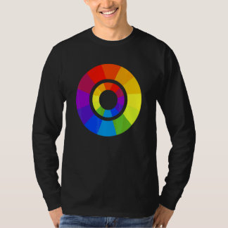 カラーパレット 円 ペイント アーティスト 先生 デザイン Tシャツ