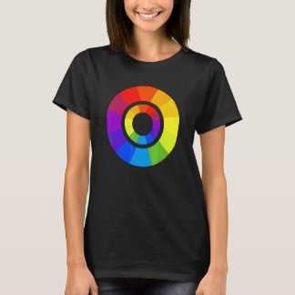 カラーパレット 円 ペイント アーティスト 教師 デザイン Tシャツ