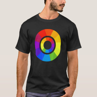 カラーパレット 円 ペイント アーティスト 教師 デザイン Tシャツ