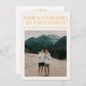 カラーパレミニマルットフォトグラウンスマン情報カード 招待状 (正面/裏面)