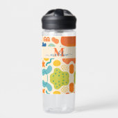 カラーパーソナライズされたスプラッシュ抽象芸術ウォーターボトル ウォーターボトル (正面)