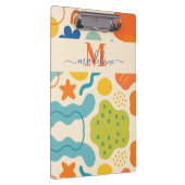 カラーパーソナライズされたスプラッシュ抽象芸術クリップボード クリップボード (右)