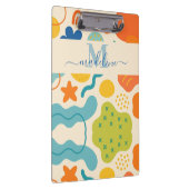 カラーパーソナライズされたスプラッシュ抽象芸術クリップボード クリップボード (右)