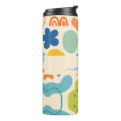 カラーパーソナライズされたスプラッシュ抽象芸術サーマルタンブラー タンブラー (回転左)