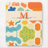 カラーパーソナライズされたスプラッシュ抽象芸術マウスパッド マウスパッド (正面)