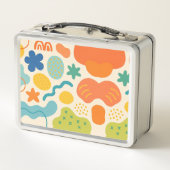 カラーパーソナライズされたスプラッシュ抽象芸術メタルランチボックス メタルランチボックス (裏面)