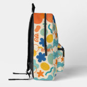 カラーパーソナライズされたスプラッシュ抽象芸術 プリントバックパック (左)