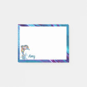 カラーパーソナライズされたペンシルドルフィンジャンプ ポストイット (正面)