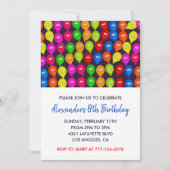 カラーパーティの招待状第8期男気球モンスター 招待状 (正面)