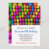 カラーパーティの招待状第8期男気球モンスター 招待状 (正面/裏面)