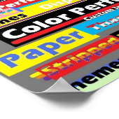 カラーパーフェクトギフト広告 ポスター (角)