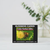 カラーパーフェクトギフト広告 名刺 (スタンド正面)