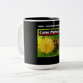 カラーパーフェクトギフト広告(昆虫)マルハナバチネクター ツートーンマグカップ (正面左)