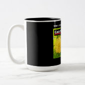 カラーパーフェクトギフト広告(昆虫)マルハナバチネクター ツートーンマグカップ (左)