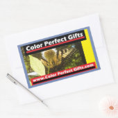 カラーパーフェクトデザインアットカラーパーフェクトギフト 長方形シール (封筒)