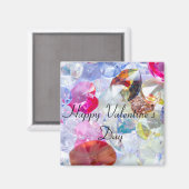 カラーパープルイエロープリント パーソナライズされた マグネット (正面/裏面)