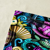 カラービーチタオルのビーチのビット ビーチタオル (インサイチュ)