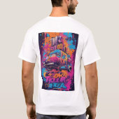 カラービ走ブティー Tシャツ (裏面)