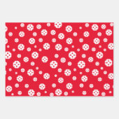 カラーピックボールクリスマスラッピング紙シート ラッピングペーパーシート (正面2)