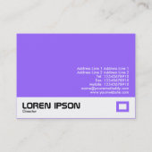 カラーファクトリ – 紫(9966FF) 名刺 (裏面)