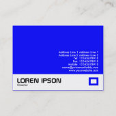 カラーファクトリ – 青(0000FF) 名刺 (裏面)