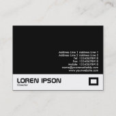 カラーファクトリ – 黒(000000) 名刺 (裏面)