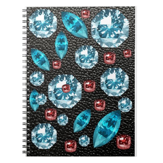 カラーファンシー宝石スタイル ノートブック (正面)
