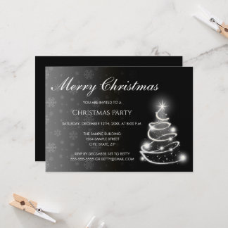 カラーフェード クリスマス インビテーション