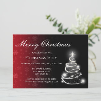 カラーフェード クリスマス インビテーション