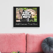 カラーフォトパーソナライズされた キャンバスプリント (インサイチュ (リビング))