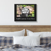 カラーフォトパーソナライズされた キャンバスプリント (インサイチュ (寝室))