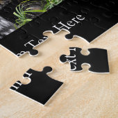 カラーフォトパーソナライズされた ジグソーパズル (側面)