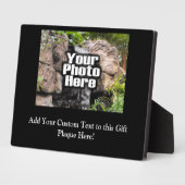 カラーフォトパーソナライズされた フォトプラーク (側面)