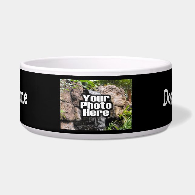 カラーフォトパーソナライズされた ボウル (正面)