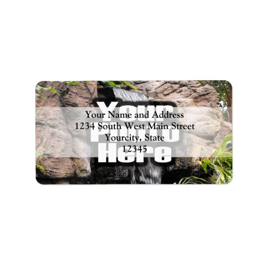 カラーフォトパーソナライズされた ラベル (正面)