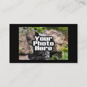 カラーフォトパーソナライズされた 名刺 (裏面)