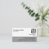 カラーフッター 名刺 (スタンド正面)