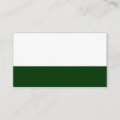 カラーフッター – 濃い緑 名刺 (裏面)