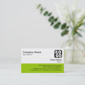 カラーフッター – 火星緑 名刺 (スタンド正面)