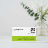 カラーフッター – 火星緑 名刺 (スタンド正面)