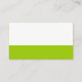 カラーフッター – 火星緑 名刺 (裏面)