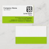 カラーフッター – 火星緑 名刺 (正面/裏面)