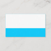 カラーフッター – 青00CCFF 名刺 (裏面)