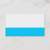 カラーフッター – 青00CCFF 名刺 (裏面)