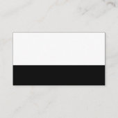 カラーフッター – 黒 名刺 (裏面)