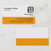 カラーフッター – Ltオレンジ 名刺 (正面/裏面)