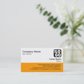 カラーフッター – Ltオレンジ 名刺 (スタンド正面)